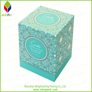 Unique Printing Paper Candle Packaging Gift Box