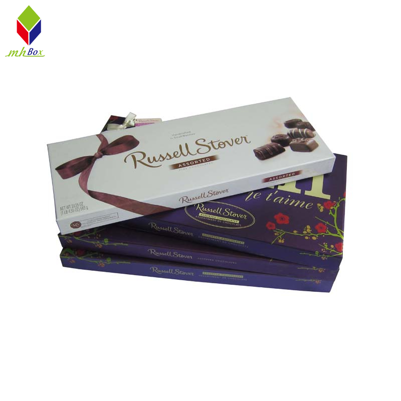 Custom Cardboard Lid and Base Gift Box Chocolate Packaging Box