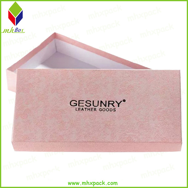 Custom Debossed Embossed Logo Lid and Base Packaging Gift Box